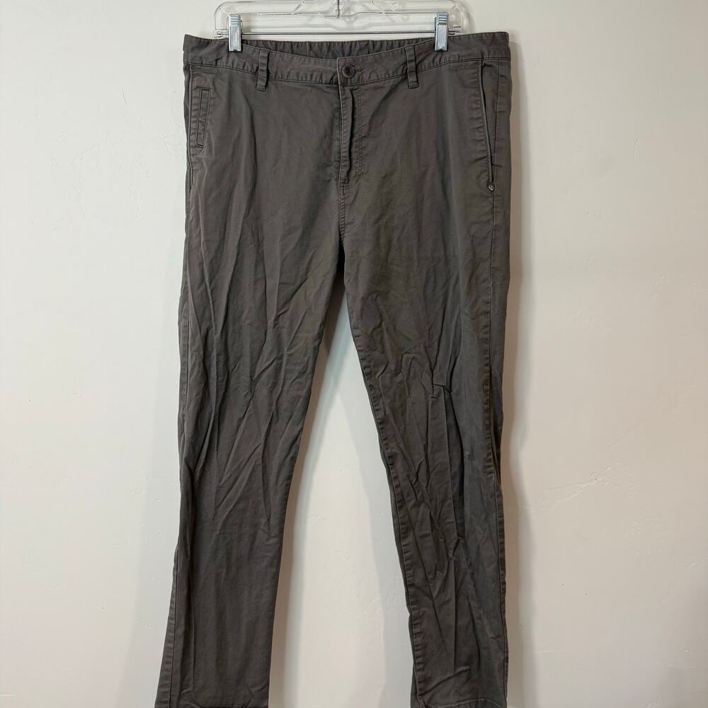 Vuori Men's Collins Chino Pants Cotton Blend Gray 36‎ Stretch